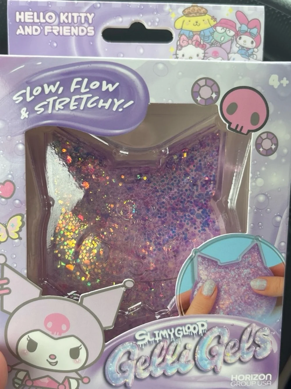 Hello Kitty holographic purple